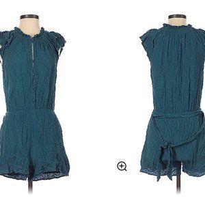 Ann Taylor LOFT Romper in Teal